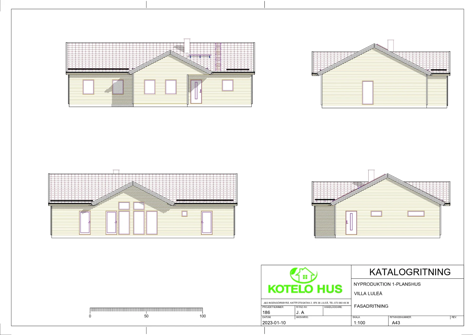 FASADRITNING-VILLA-LULEÅ