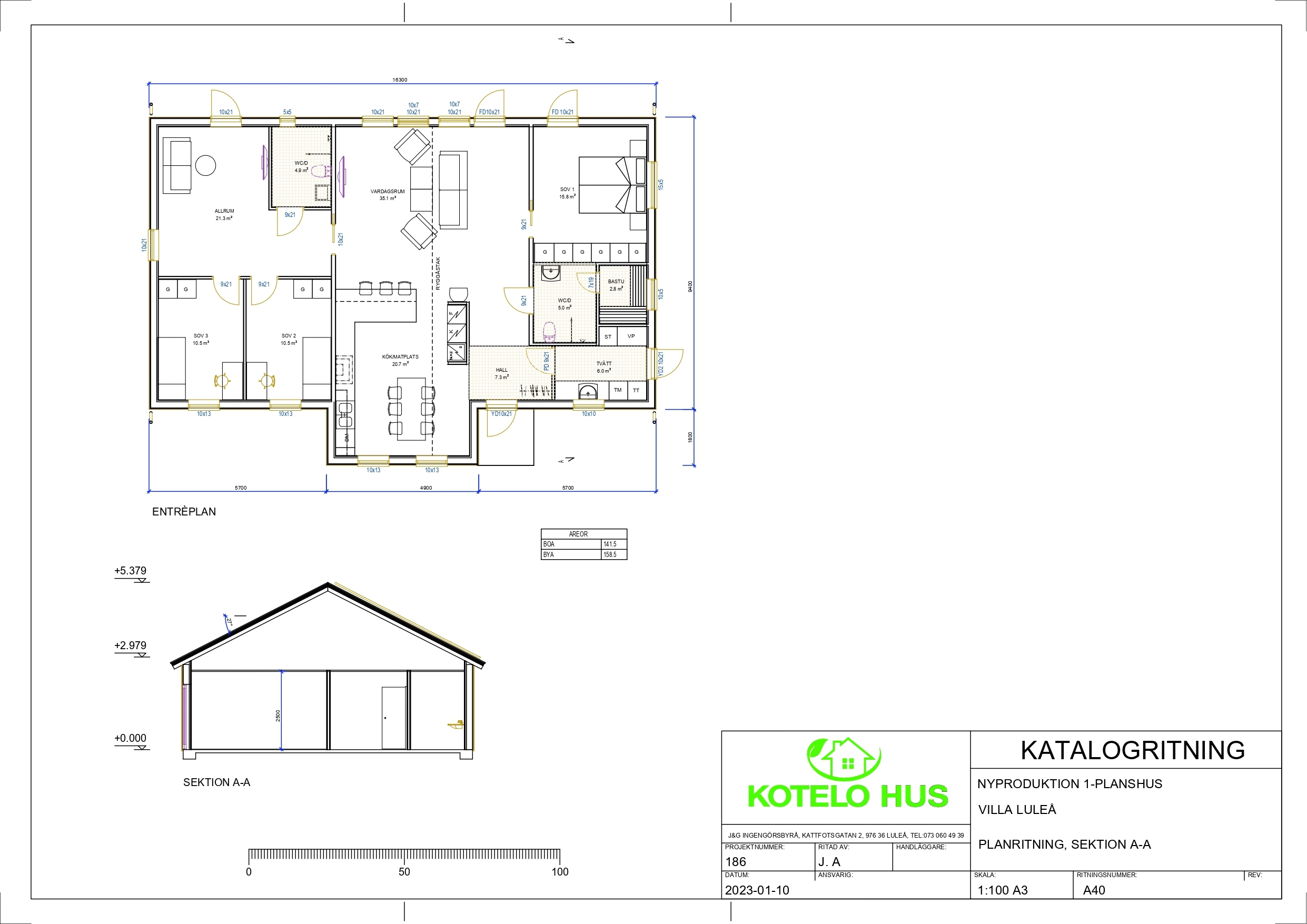 PLANRITNING-SEKTON-A-A-VILLA-LULEÅ_
