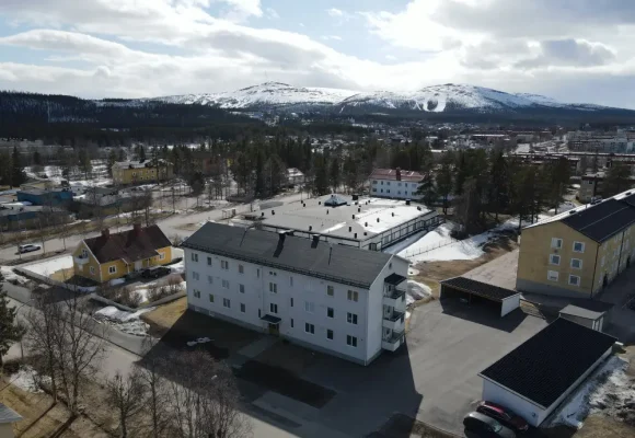 Epidemisjukhuset 8, Forsgatan 2 Gällivare-banner