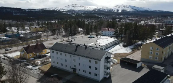 Epidemisjukhuset 8, Forsgatan 2 Gällivare-banner